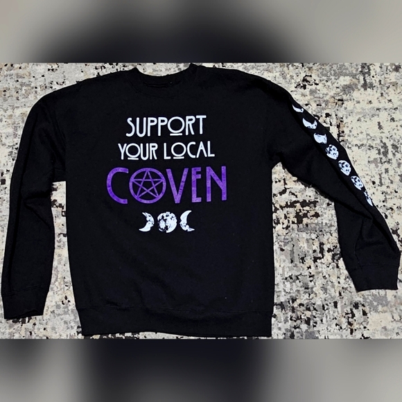 Spirit Sweaters - Support Your Local Coven - Women's Medium Sweatshirt from Spirit Halloween